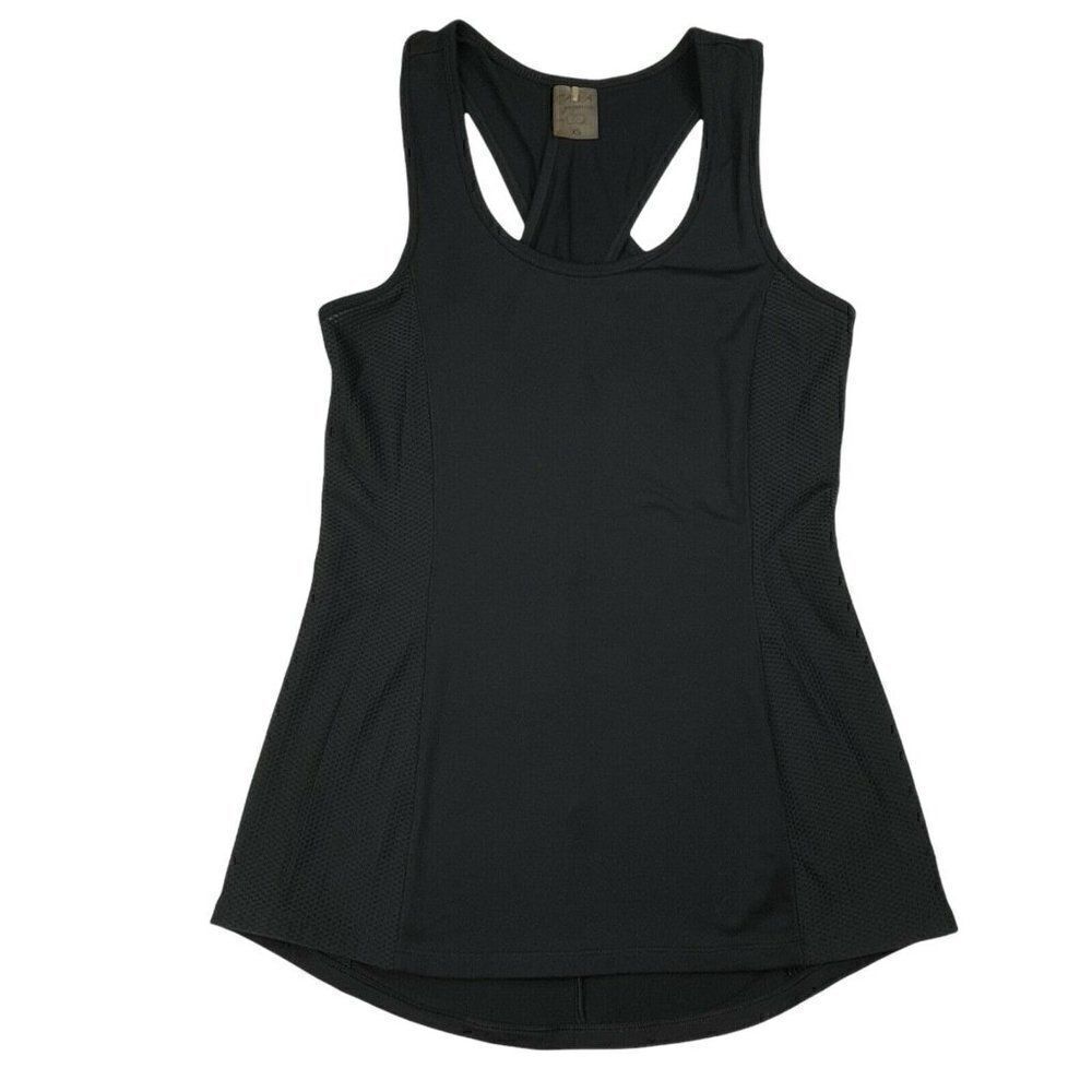 Calia Cross Back Keyhole Tank Black